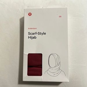 Brand new lulu lemon scarf style hijab, need to be wrapped around hair.